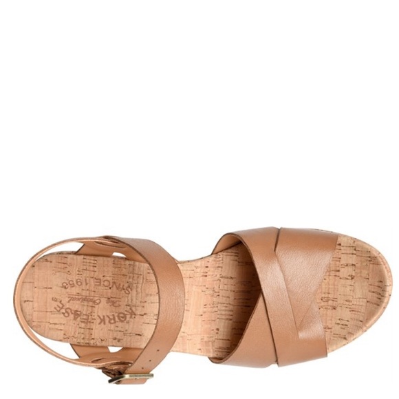 Kork Ease AVA CLASSIC in Natural Vachetta Leather. Womens size 8 US. - Picture 3 of 14